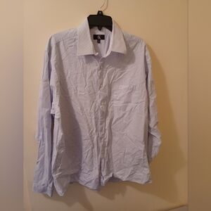 Calvin Klein light blue xl dress shirt 17, 36/37 neck (052624C)